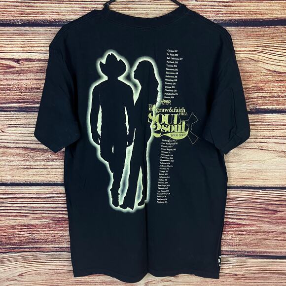 2007 Tim McGraw & Faith Hill Soul to Soul Country Music Tour T-shirt - Picture 4 of 8